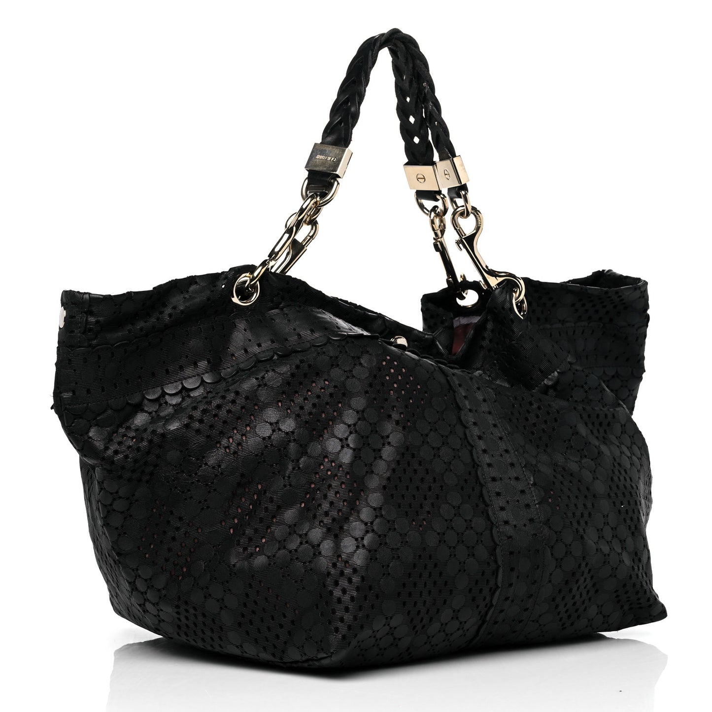 Calfskin Laser Cut Black