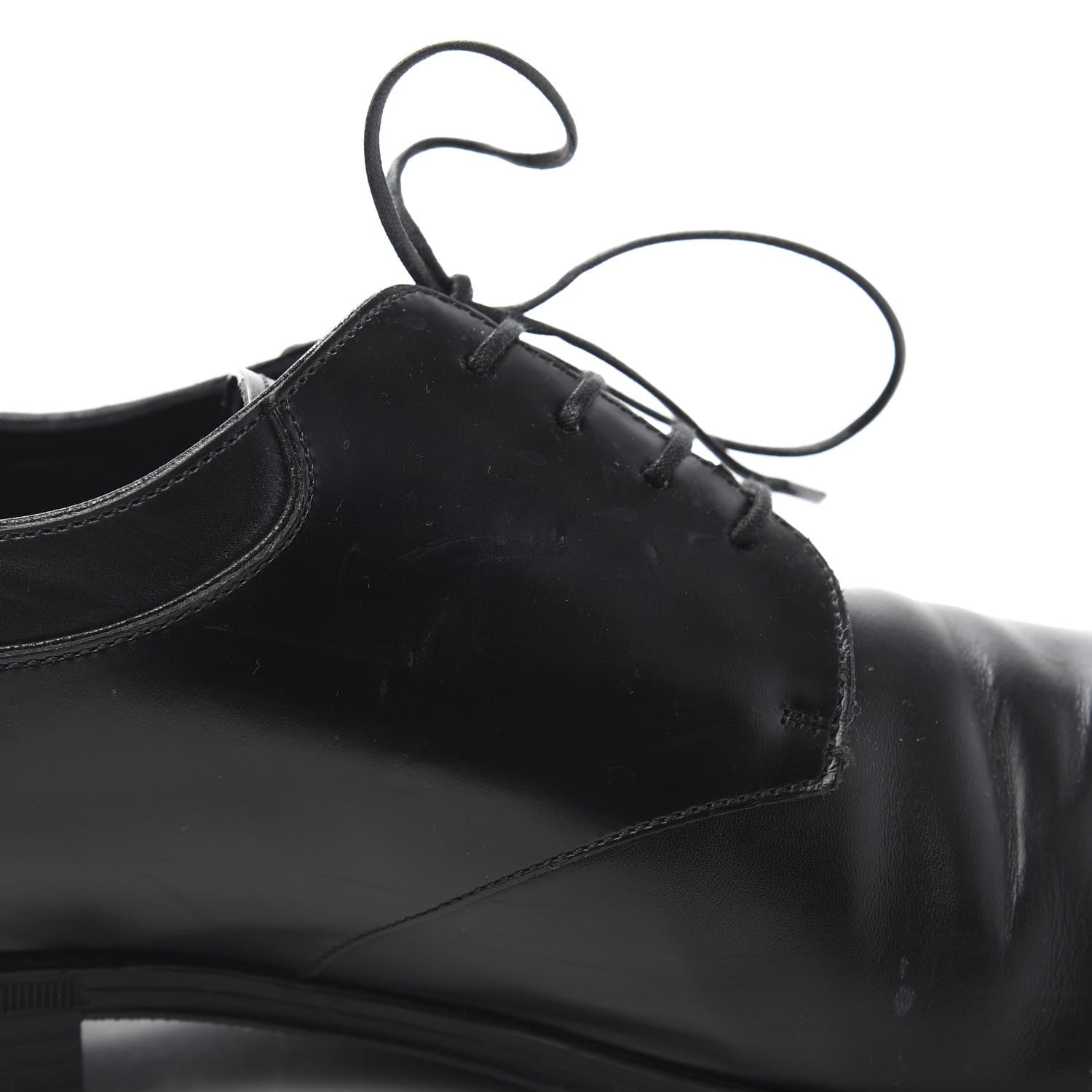 Louis Vuitton Mens Calfskin Oxfords 7.5 Black 12 of 14