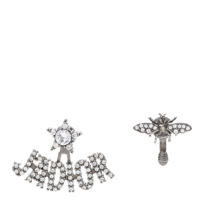 Christian Dior Palladium Crystal J'adior Earrings 1 of 7