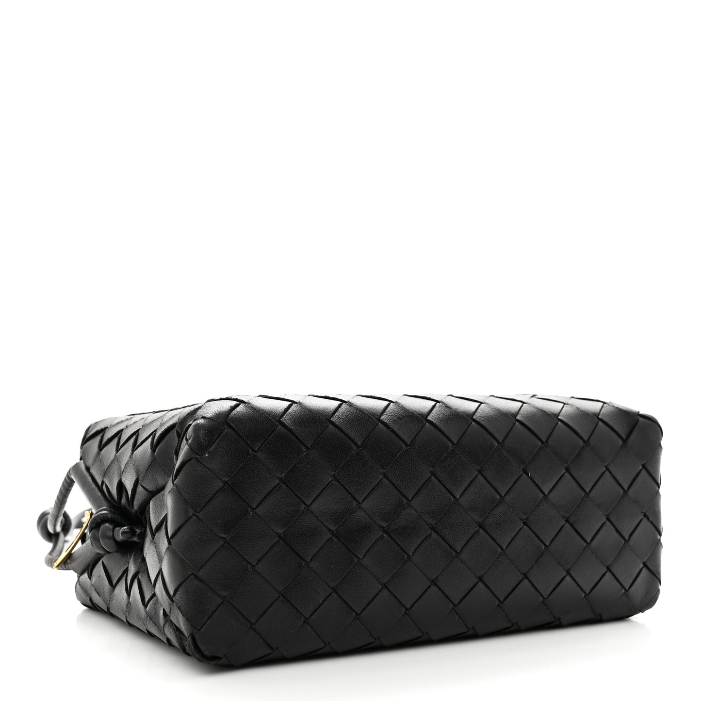 Nappa Intrecciato Medium Loop Camera Bag Black