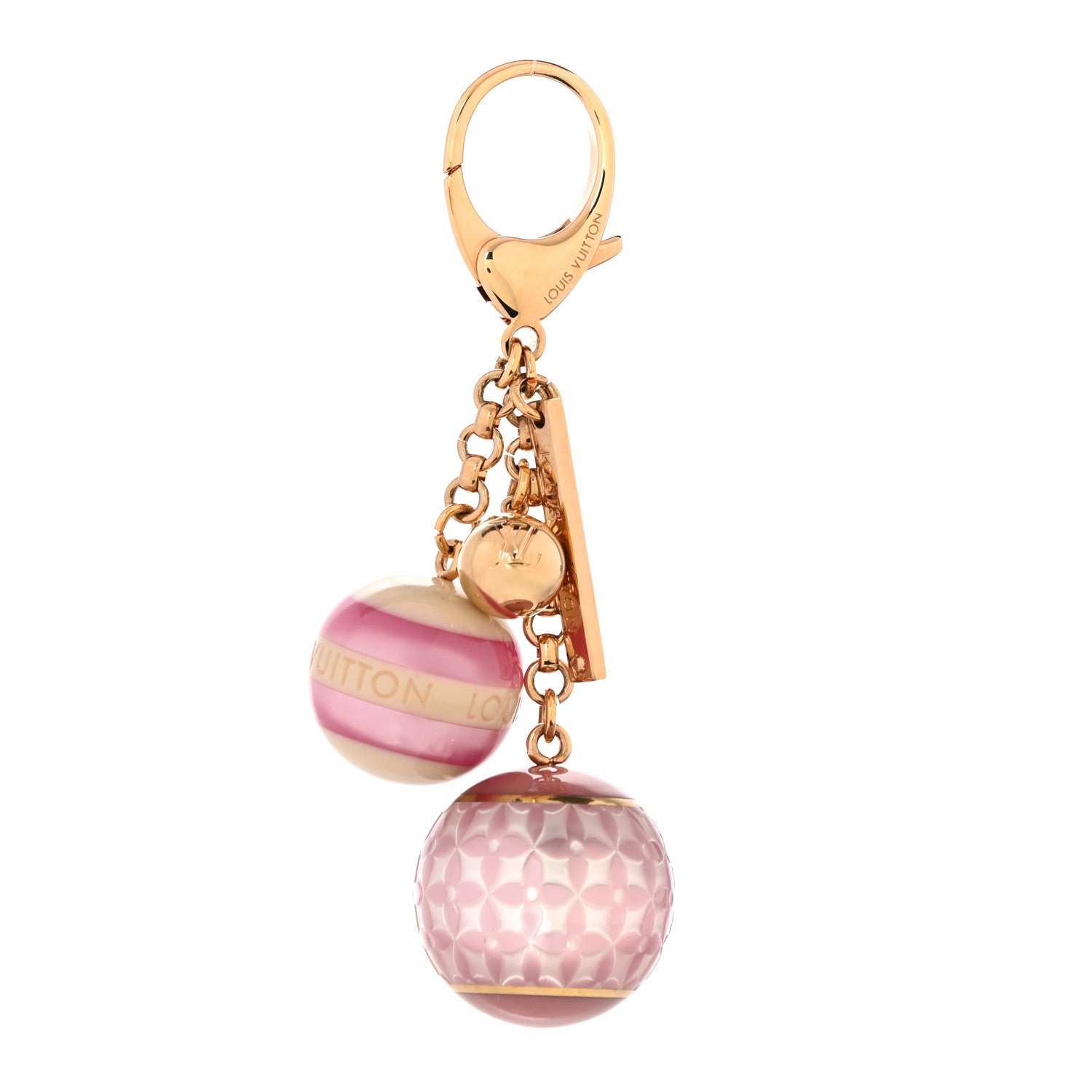 Louis Vuitton Mini Lin Croisette Bag Charm Violet 1 of 4