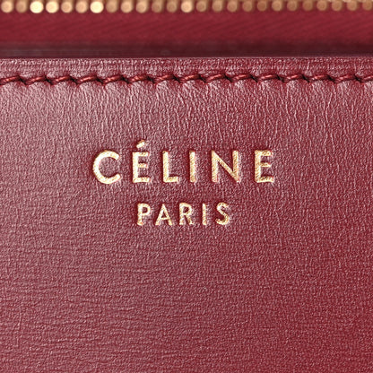 Celine Box Calfskin Medium Classic Box Flap Bag Burgundy 6 of 10