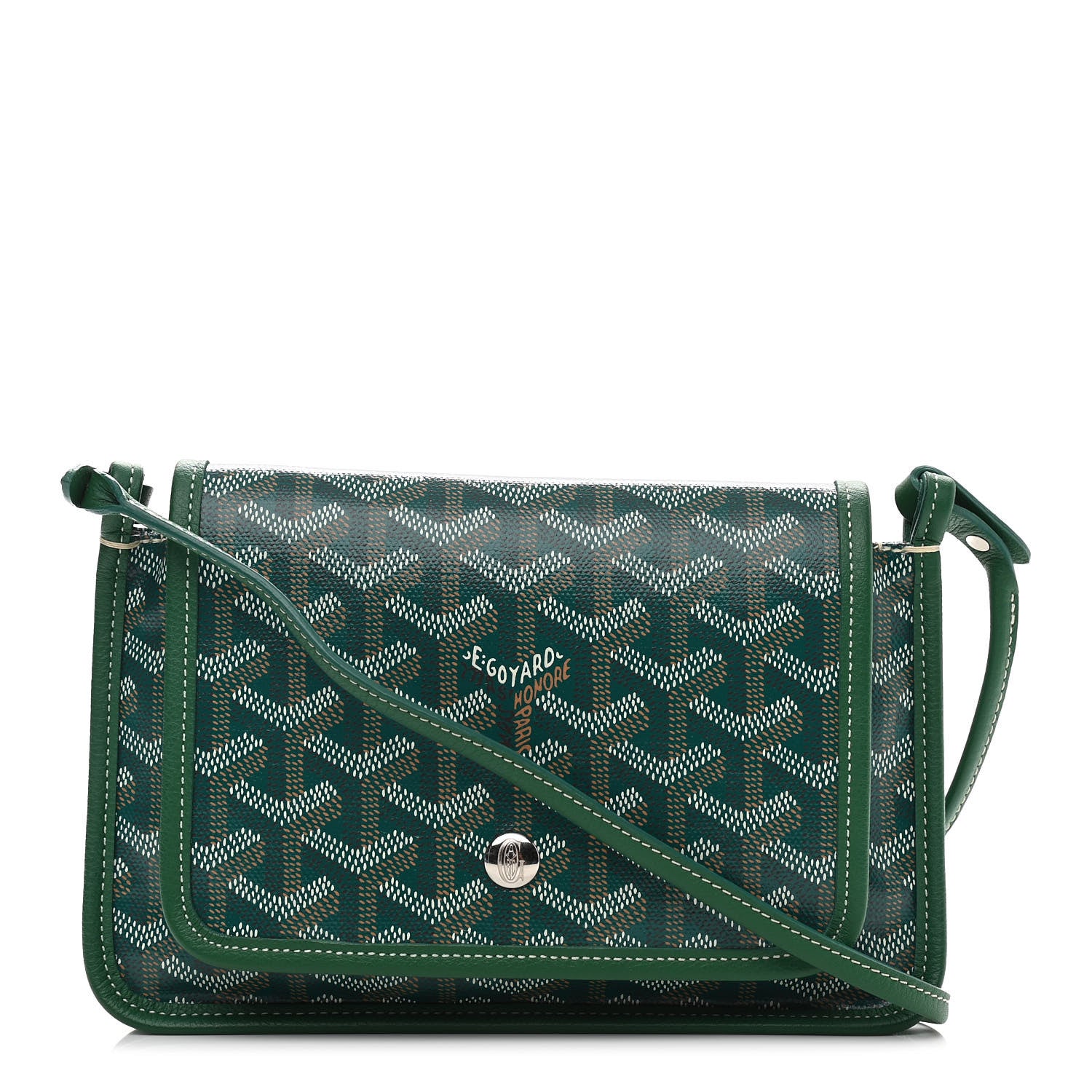 Goyard Goyardine Plumet Wallet Clutch Green 1 of 9