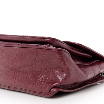 Saint Laurent Crinkled Calfskin Matelasse Monogram Medium Niki Chain Satchel Rouge Legion 11 of 11