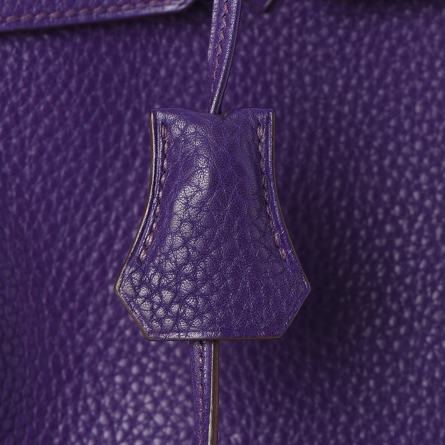 Hermes Taurillon Clemence Birkin 30 Iris 9 of 33