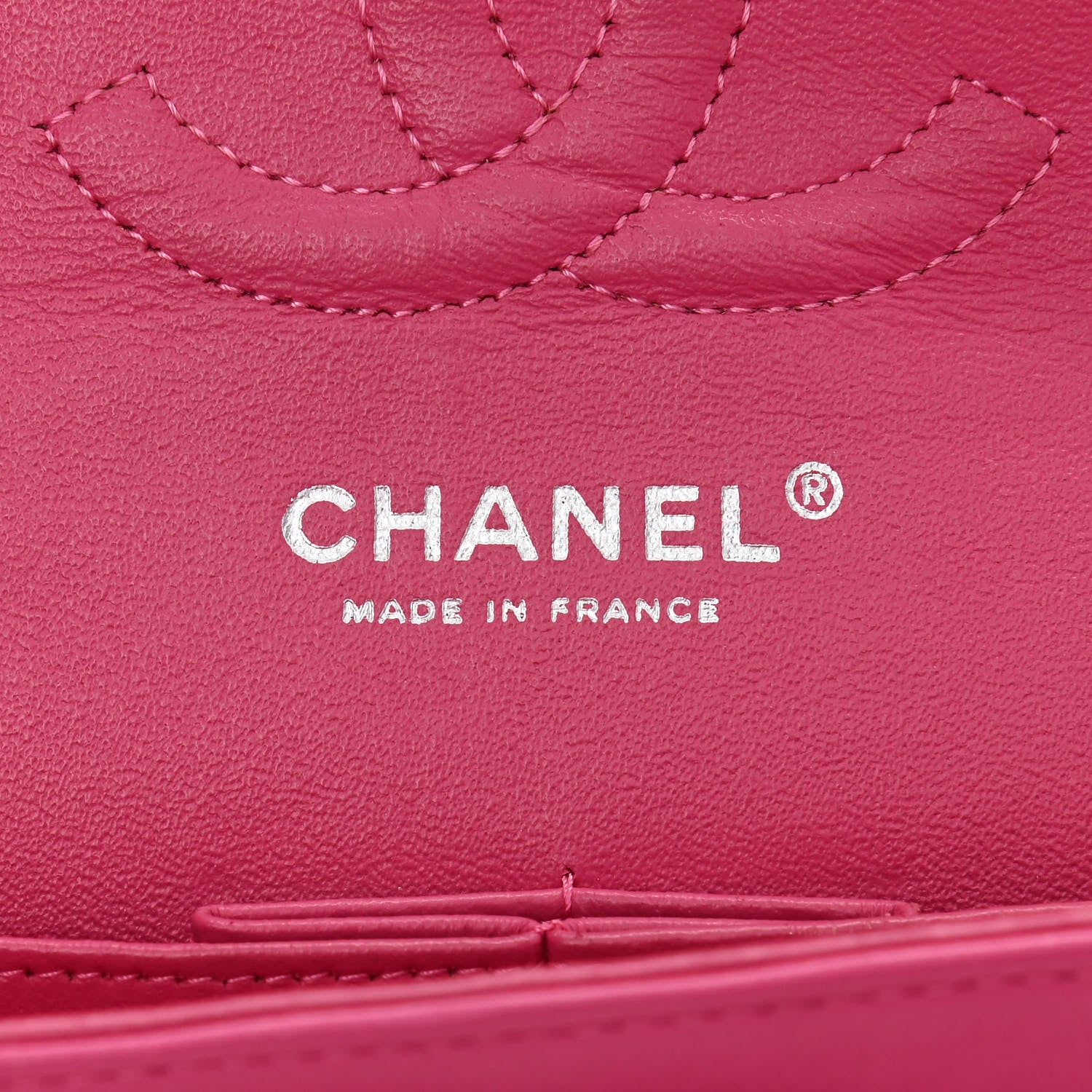 Chanel Patent Quilted Medium Double Flap Fuchsia 6 of 10
