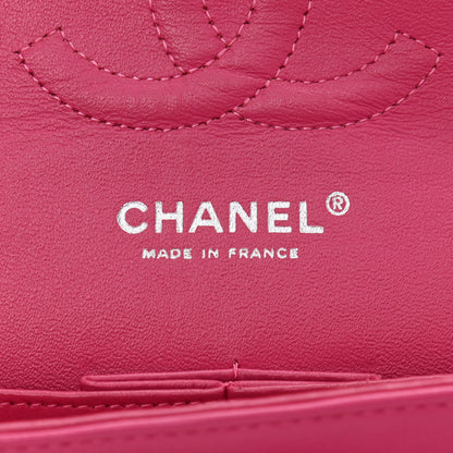 Chanel Patent Quilted Medium Double Flap Fuchsia 6 of 10