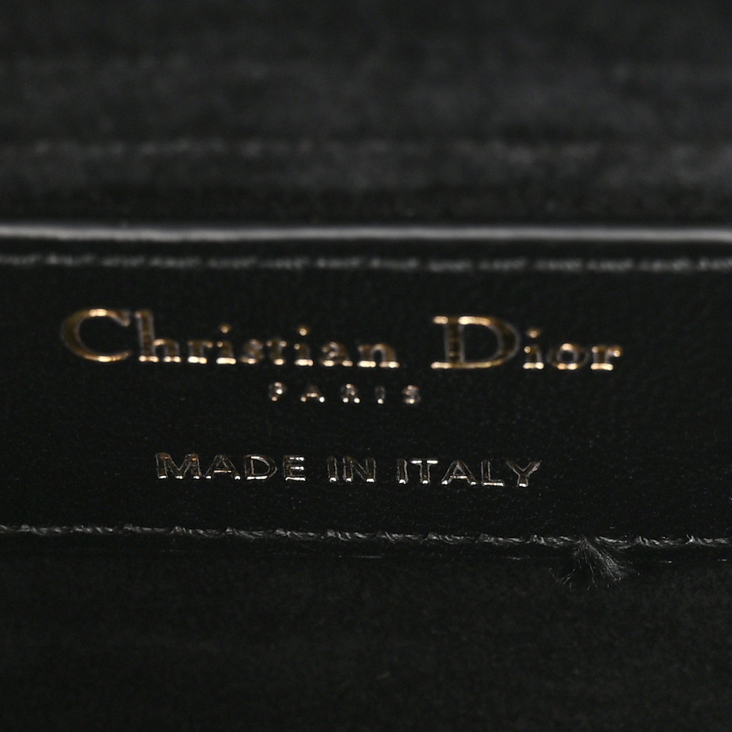 Christian Dior Lambskin Cannage Micro Lady D-Joy Black 1770939