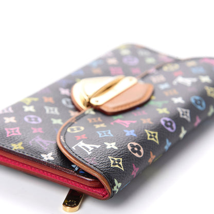 Louis Vuitton Monogram Multicolor Eugenie Wallet Black Grenade 7 of 11
