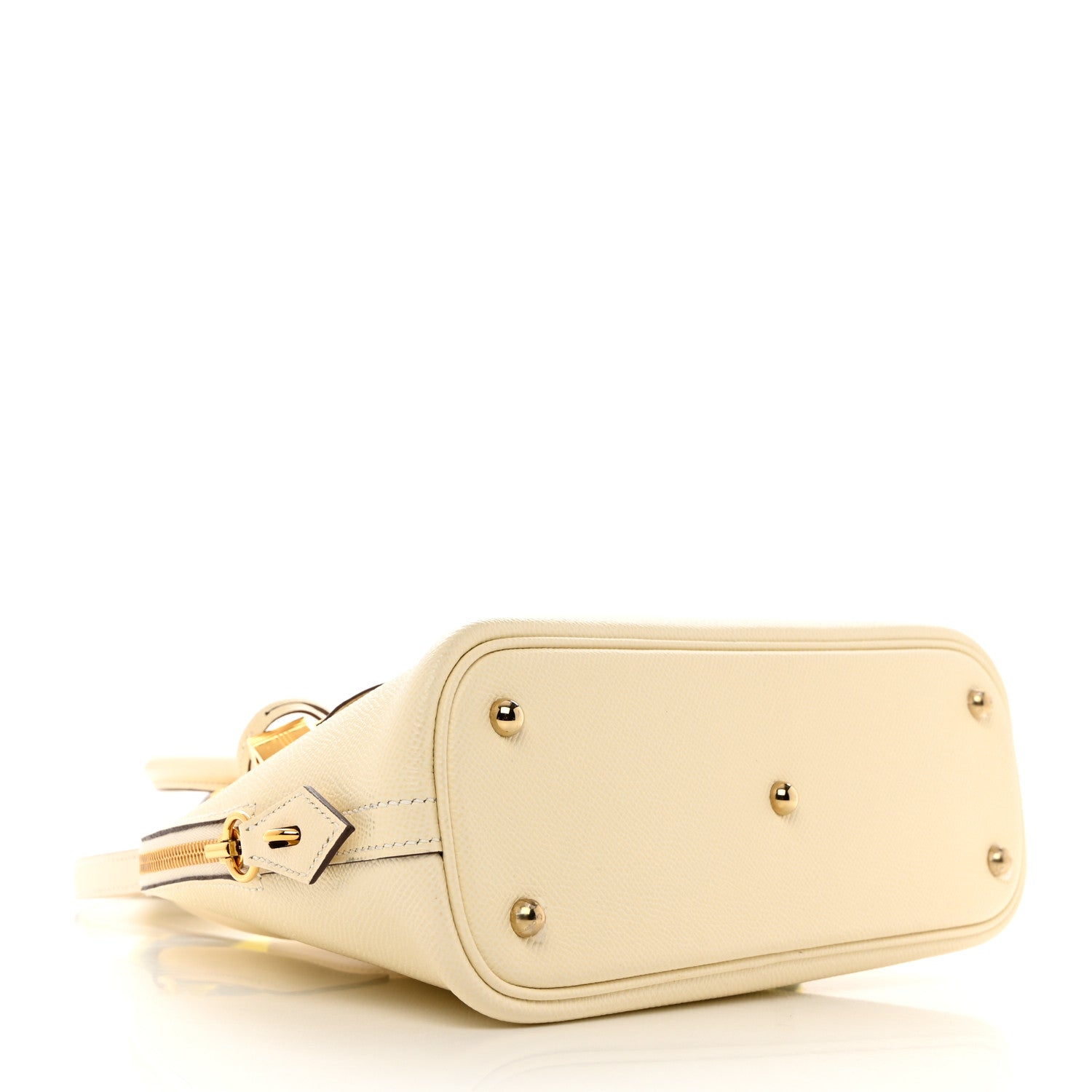 Hermes Epsom 1923 Sangle Bolide 25 Nata Bleu Indigo Lime 4 of 12