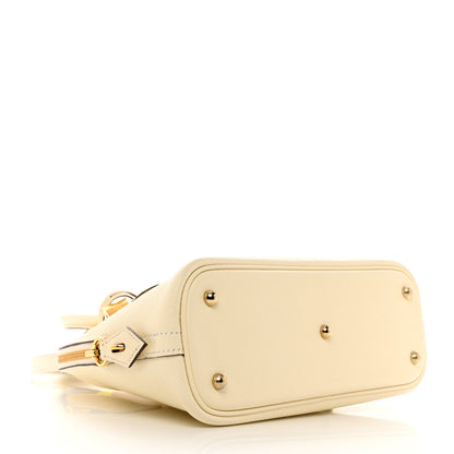 Hermes Epsom 1923 Sangle Bolide 25 Nata Bleu Indigo Lime 4 of 12