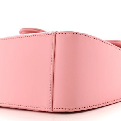 Gucci Calfskin Matelasse Mini GG Marmont Top Handle Shoulder Bag Wild Rose 10 of 13