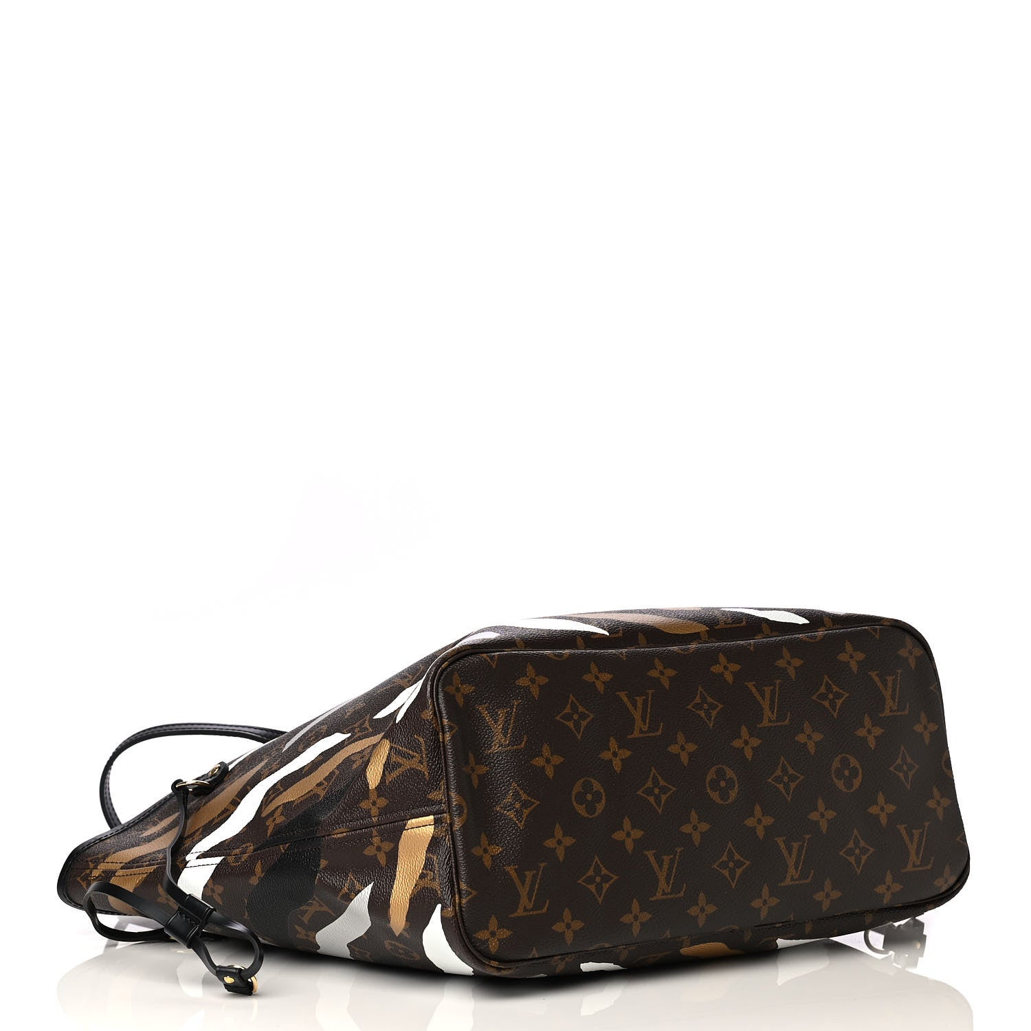 Louis Vuitton X LOL Monogram Neverfull MM Gold Silver 3 of 4