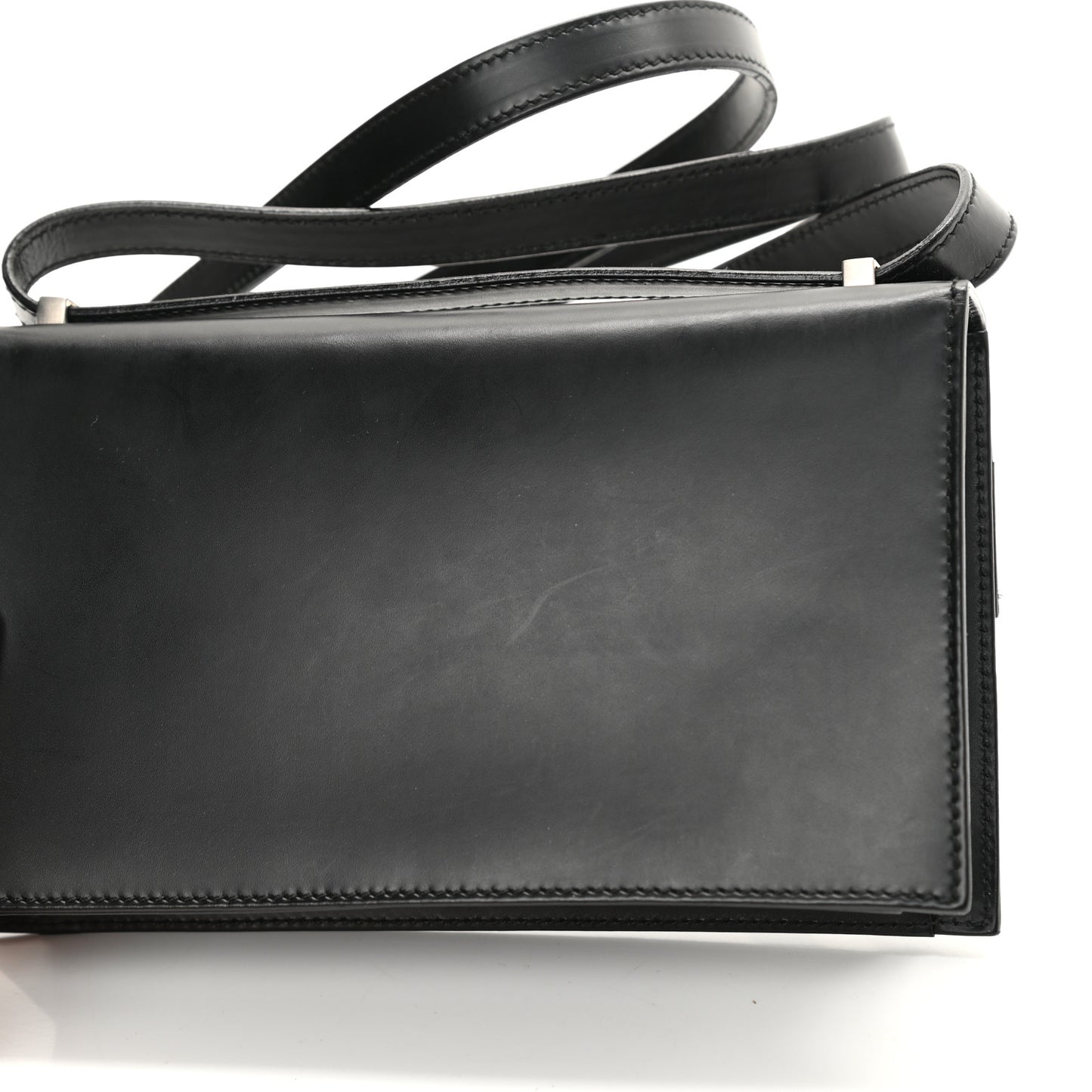 Calfskin Gancio Shoulder Bag Black
