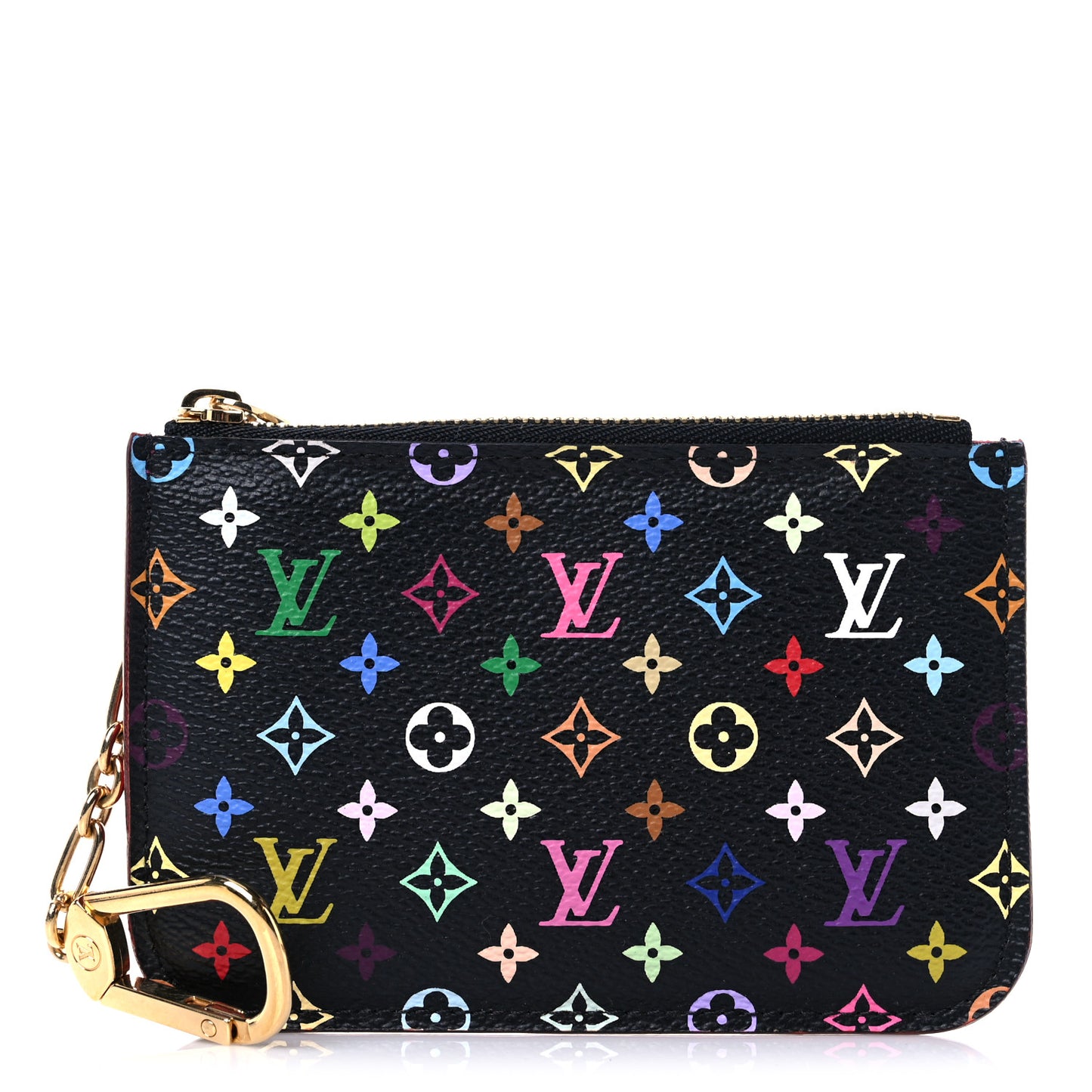 Monogram Multicolor Key Pouch Black Grenade