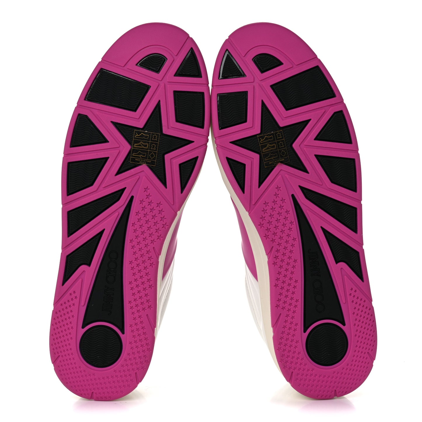 Calfskin Sneakers 40 White Pink