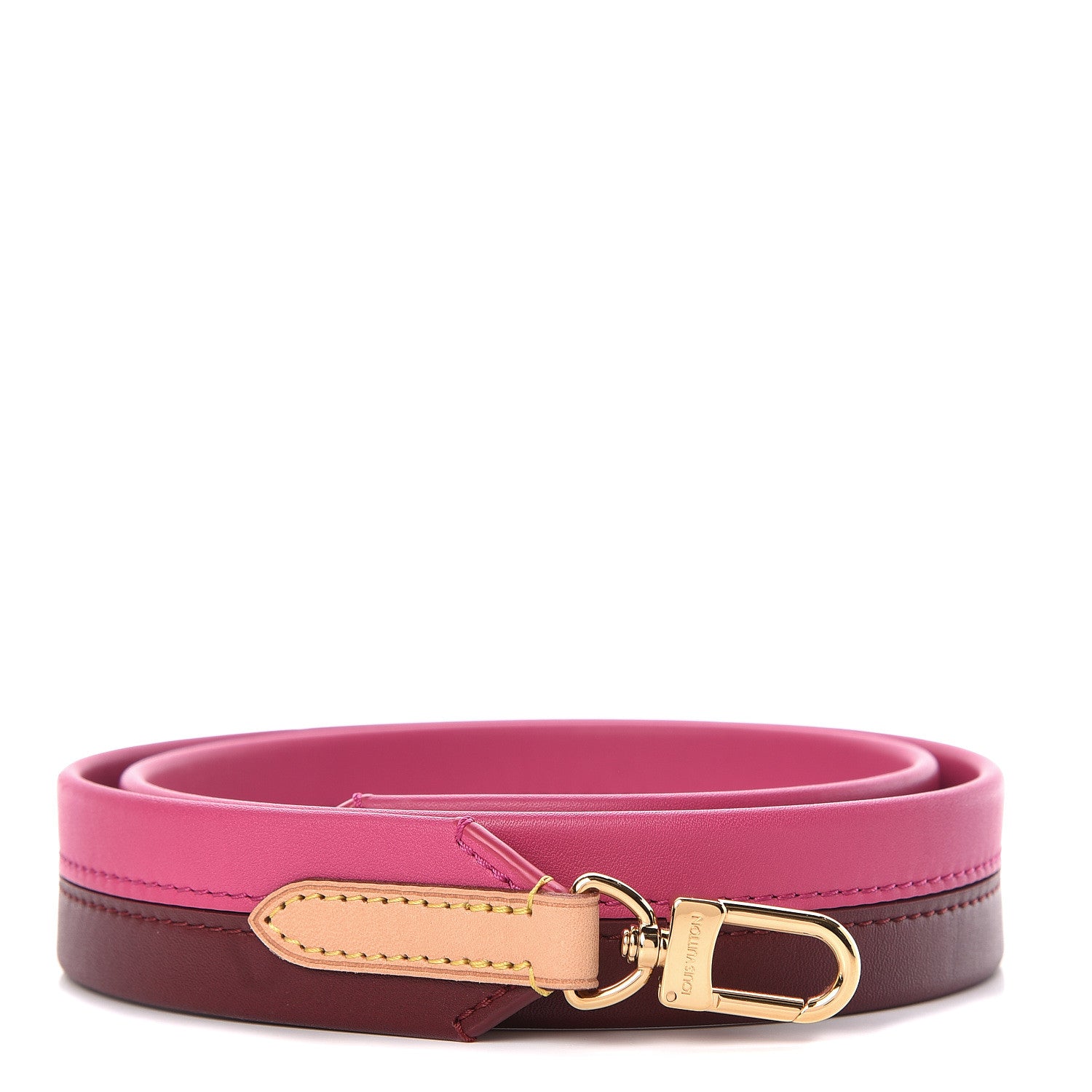Louis Vuitton Calfskin Cluny BB Shoulder Strap Bordeaux Fuchsia 1 of 3