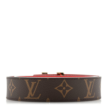 Louis Vuitton Monogram 30mm LV Initiales Reversible Belt 85 34 Coquelicot 2 of 7