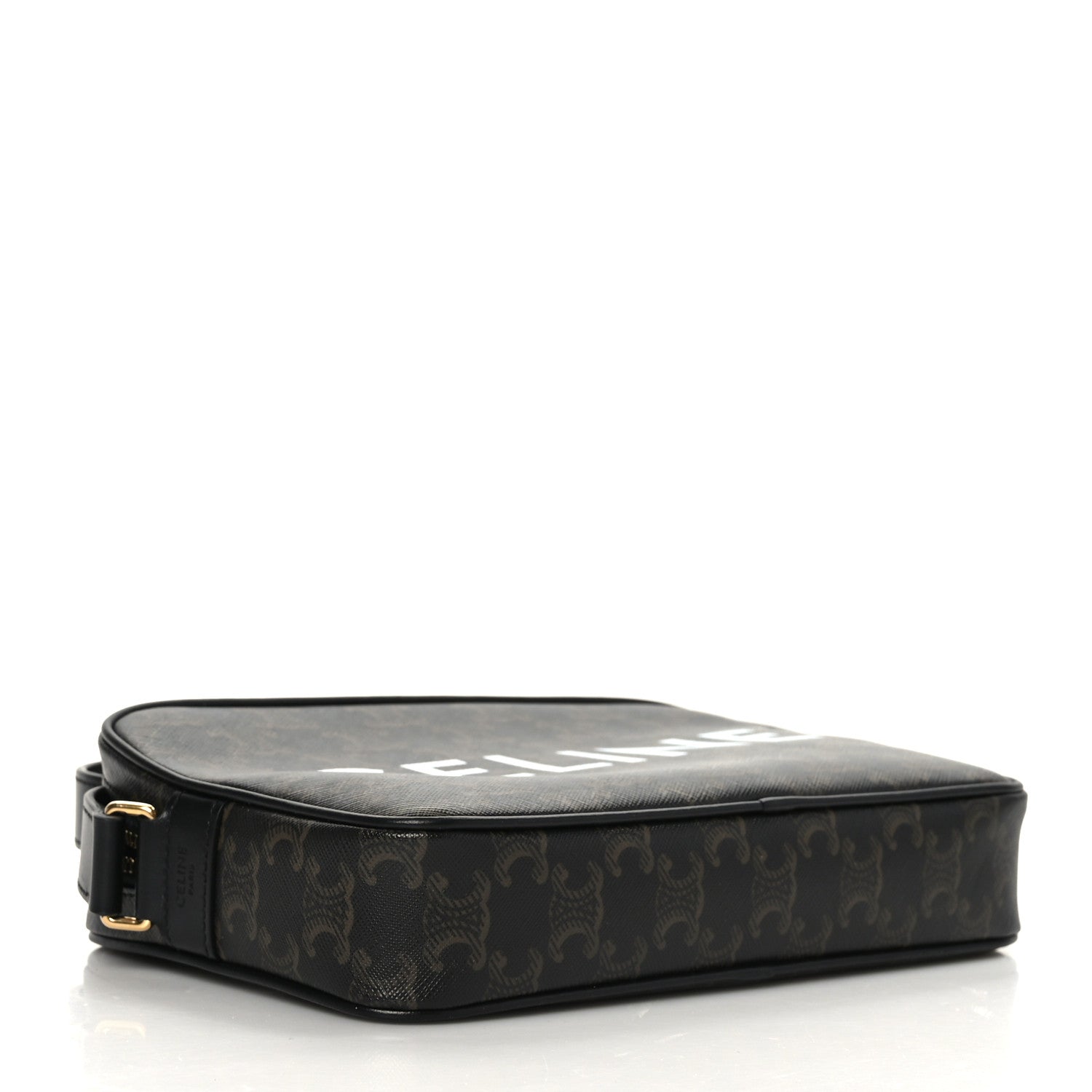 Celine Triomphe Canvas Medium Messenger Bag Black 4 of 8