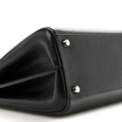Gucci Grainy Calfskin Small Zumi Top Handle Bag Black 8 of 10