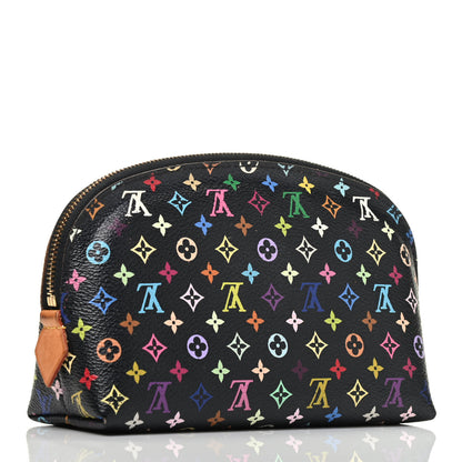 Louis Vuitton Monogram Multicolor Cosmetic Pouch Black Grenade 3 of 6