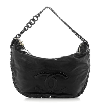 Chanel Calfskin Modern Chain Hobo Black 1 of 7