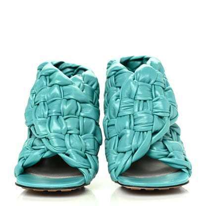 Bottega Veneta Shiny Nappa Intrecciato The Board Sandals 35 Linoleum 2 of 7