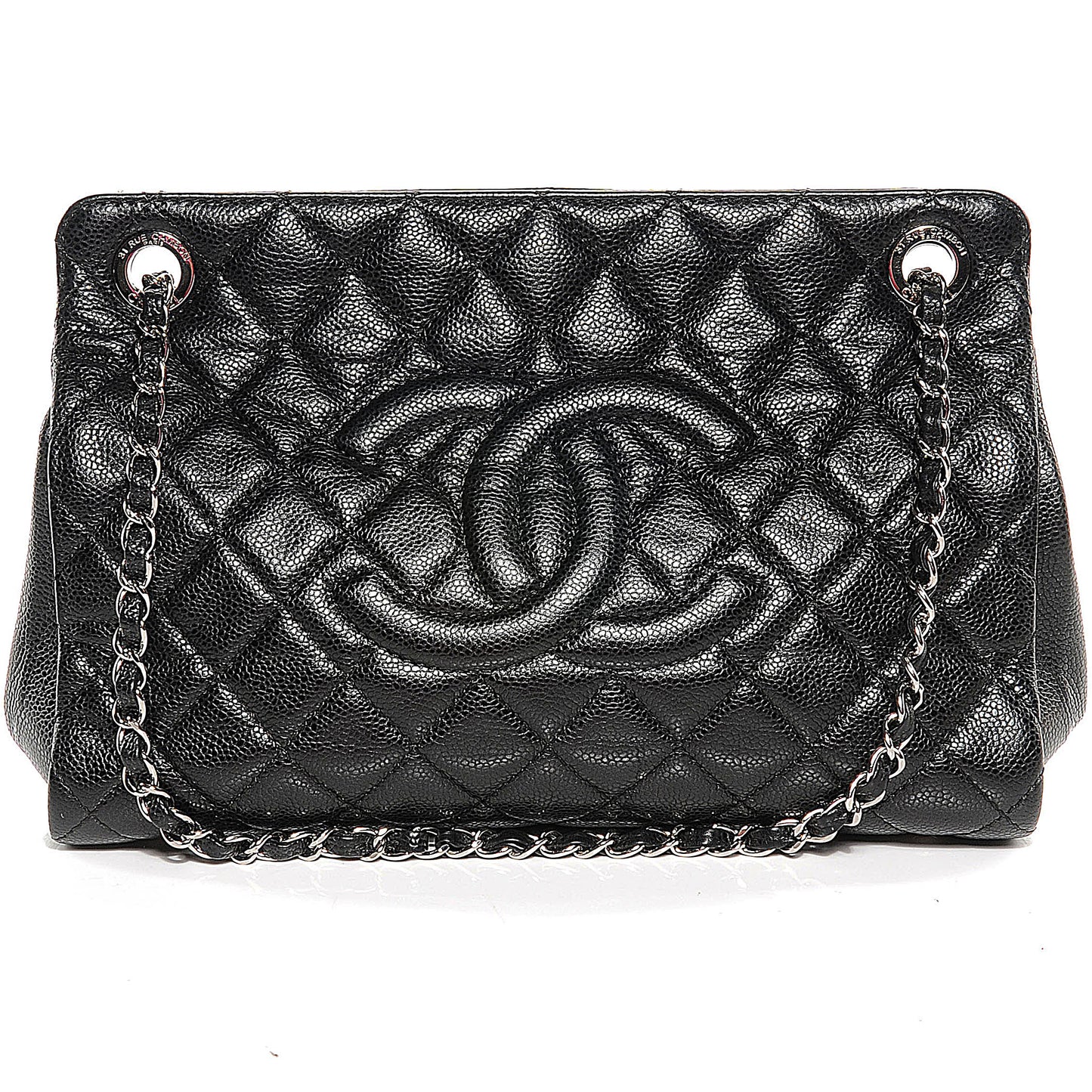 Caviar Timeless CC Shopping Tote Black