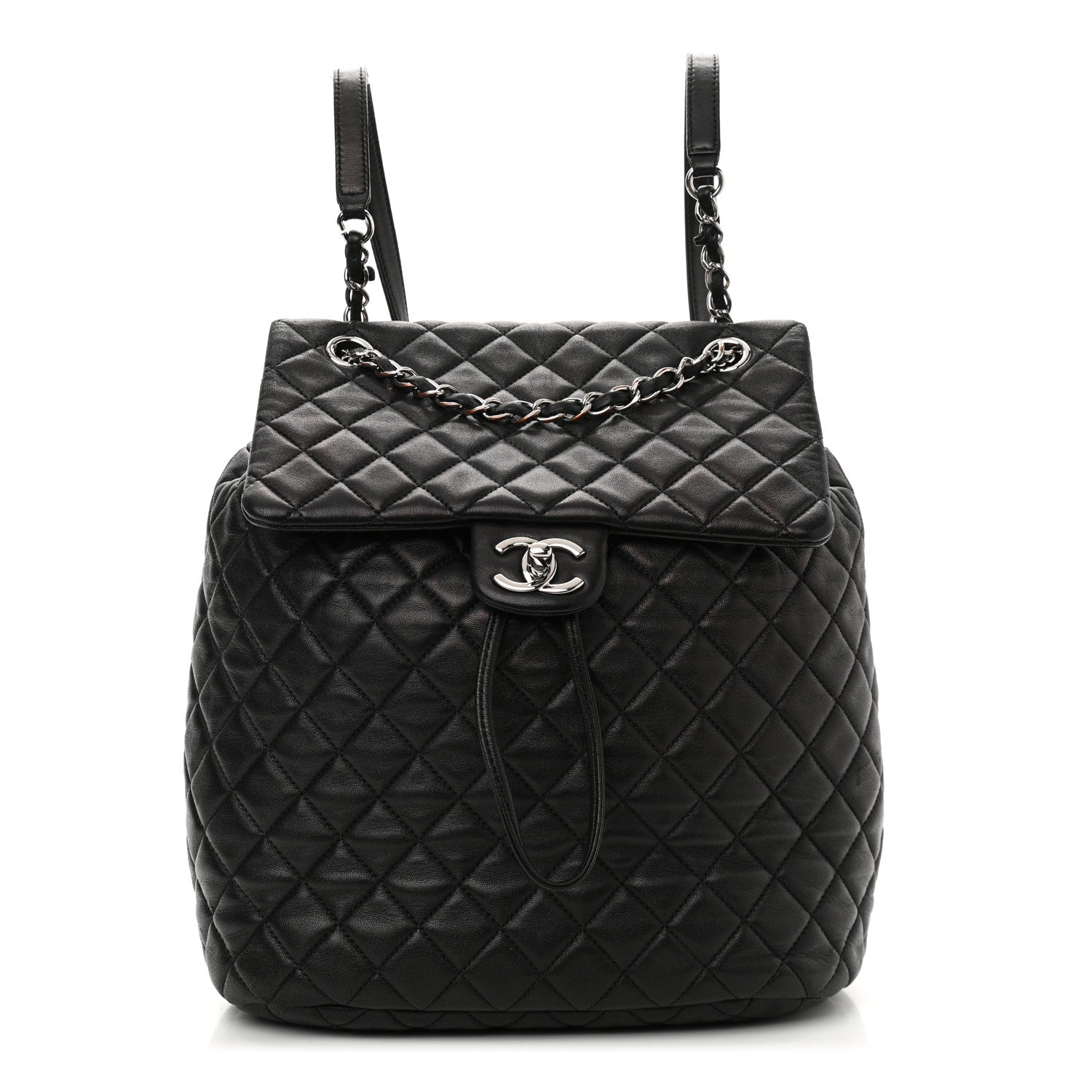 Chanel Lambskin Quilted Large Urban Spirit Backpack Black 1 of 14