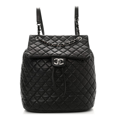 Chanel Lambskin Quilted Large Urban Spirit Backpack Black 1 of 14