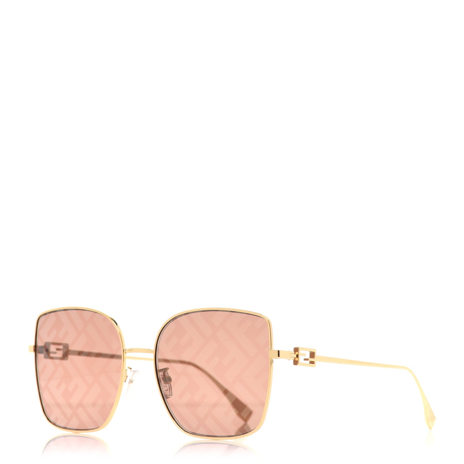 Fendi Metal Fendi Forever Sunglasses Gold 1 of 8