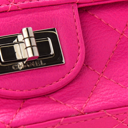 Chanel Goatskin Quilted 2.55 Reissue Mini Flap Fluorescent Pink 10 of 11