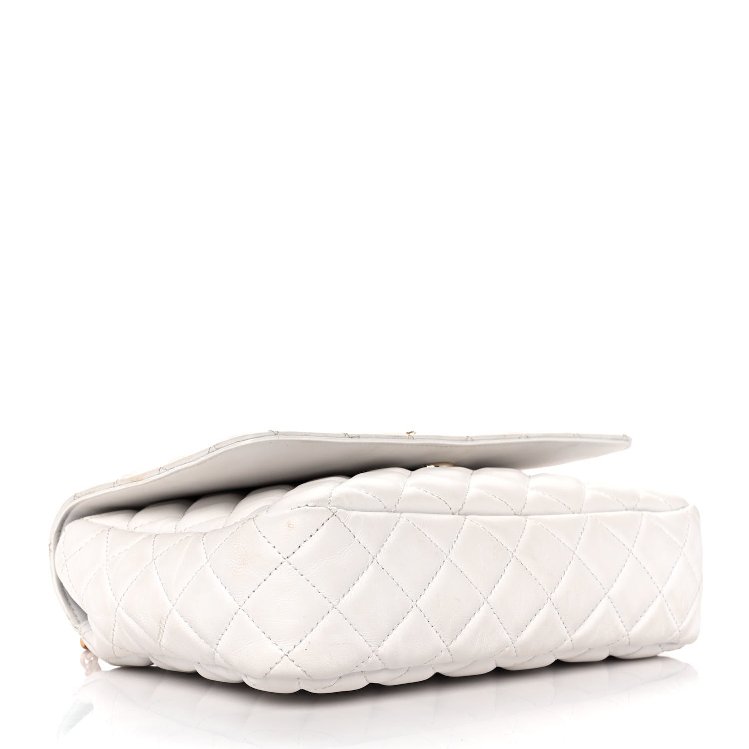 Versace Nappa Quilted Medusa Chain Crossbody White 3 of 10