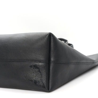 Saint Laurent Calfskin Large Shopping Tote Black 10 of 13