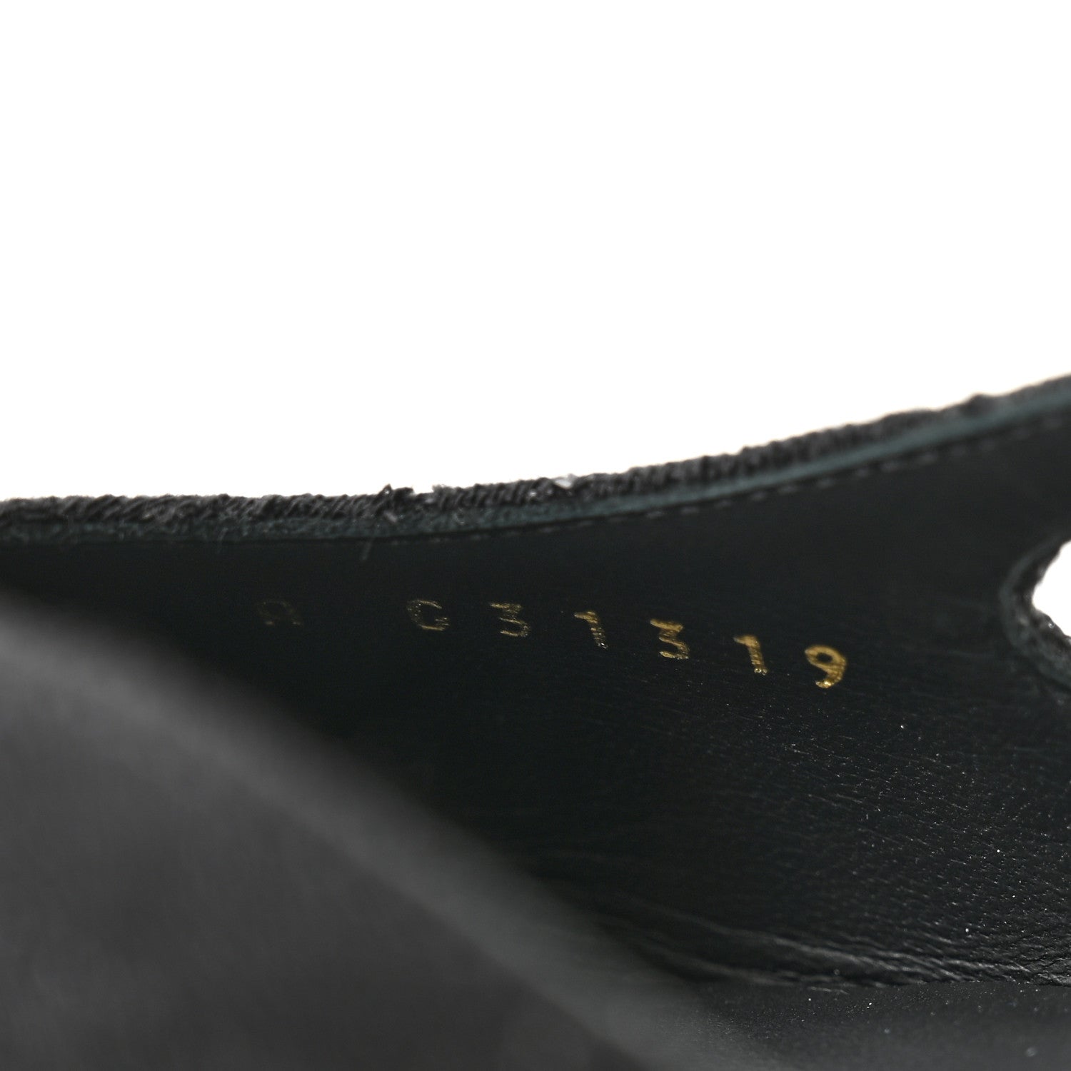Chanel Wool Grosgrain Cap Toe CC Logo Slingback Flats 39.5 Black 6 of 8
