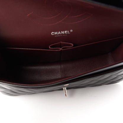 Chanel Lambskin Quilted Jumbo Double Flap Black 5 of 12