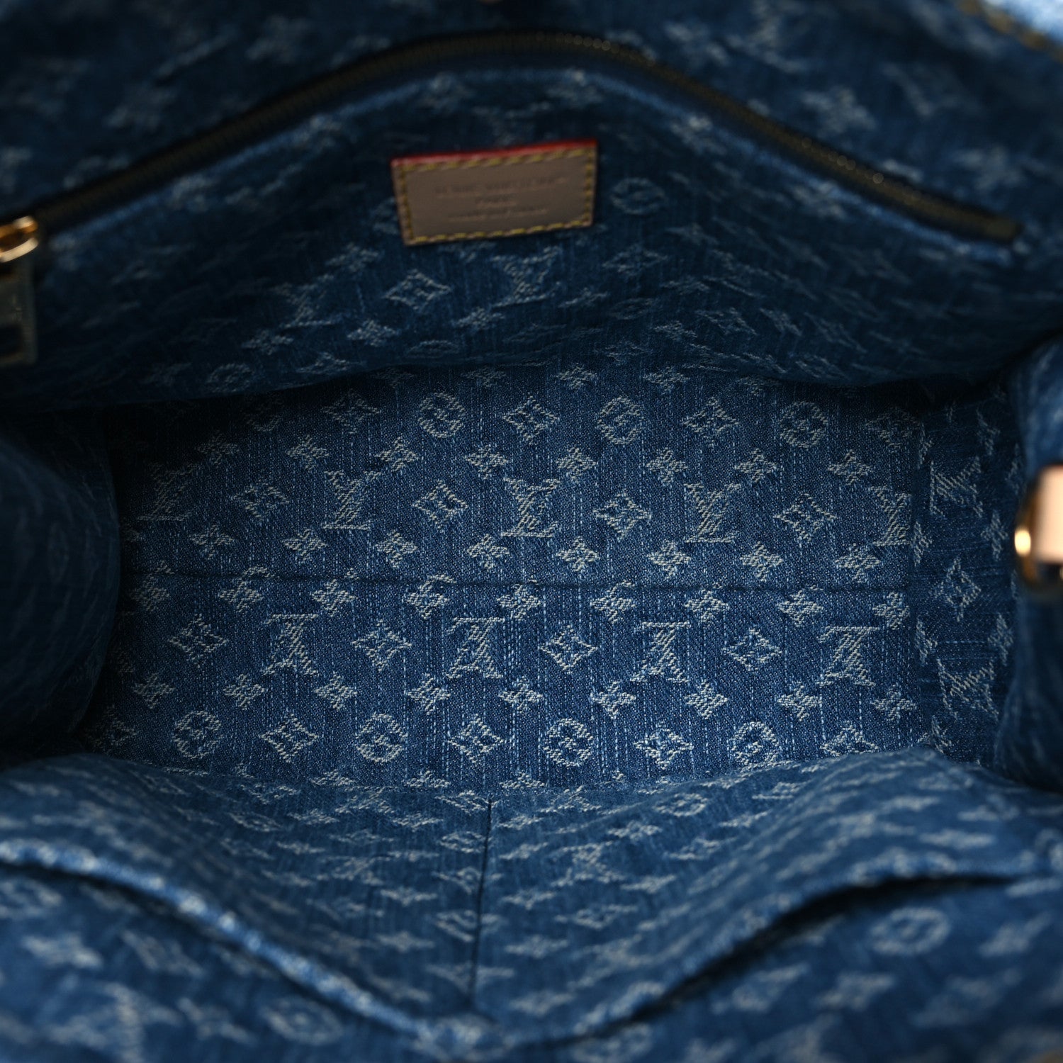 Louis Vuitton Monogram Denim Onthego PM Blue 5 of 10