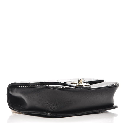 Chanel Caviar Quilted Small Studded Flap Black 5 of 8
