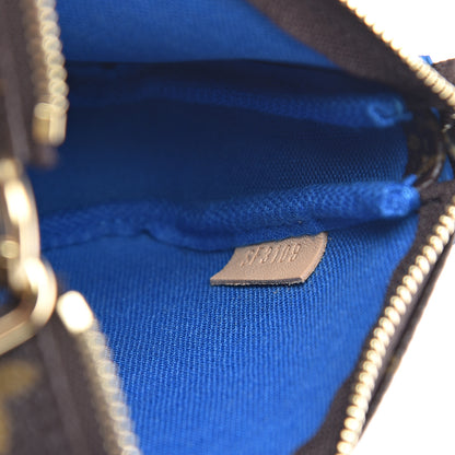 Louis Vuitton Monogram 2019 Christmas Animation Mini Venice Pochette Accessories Blue 5 of 9