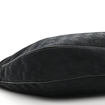Gucci Monogram Medium Charmy Hobo Black 8 of 15
