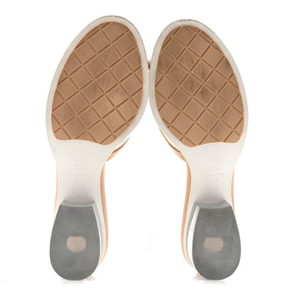 Chanel Lambskin PVC Mule 39 Transparent Beige 6 of 11