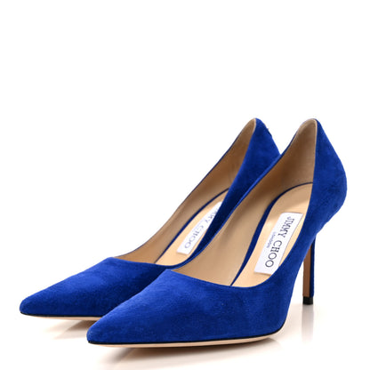 Jimmy Choo Suede Pumps 36 Blue 3 of 8