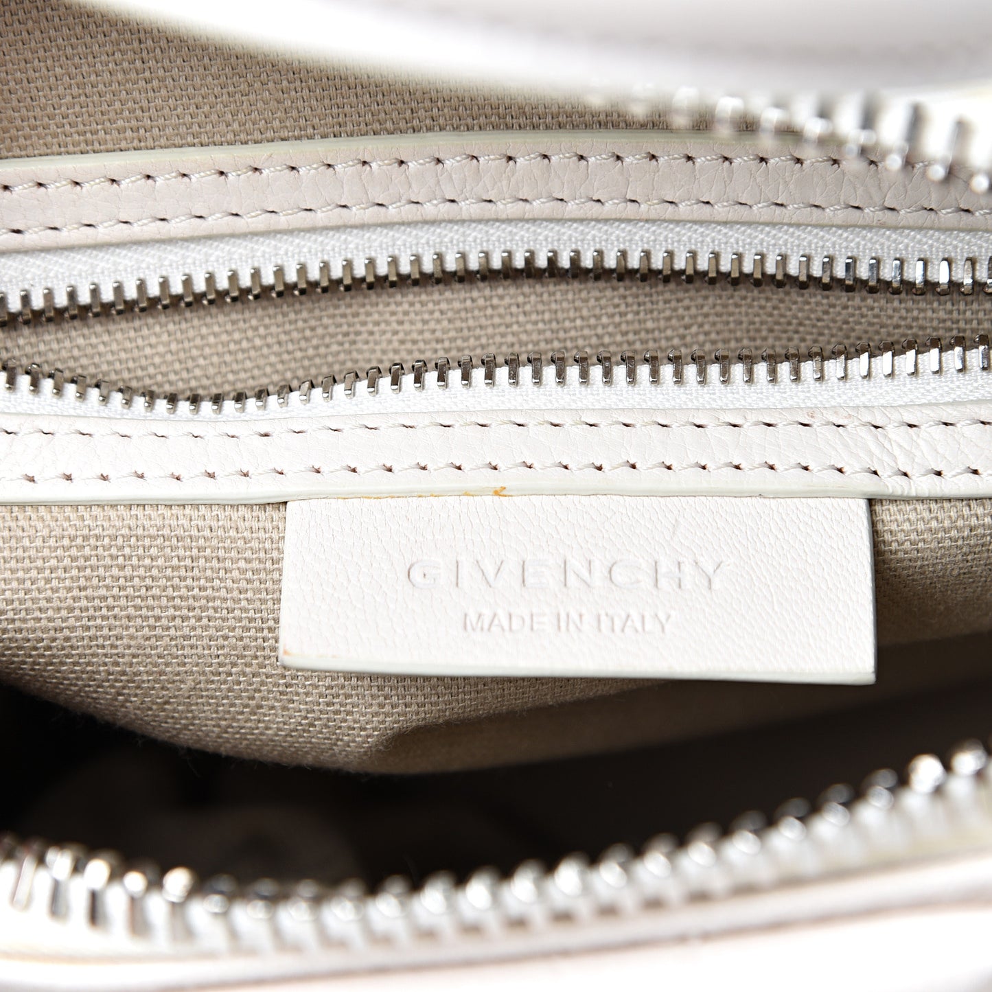 Sugar Goatskin Mini Antigona White