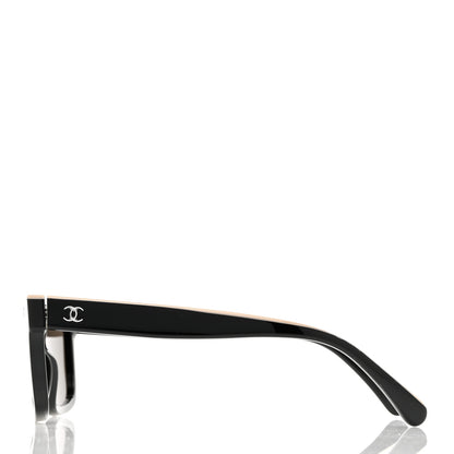 Chanel Acetate Square Sunglasses 5417 Black 3 of 8