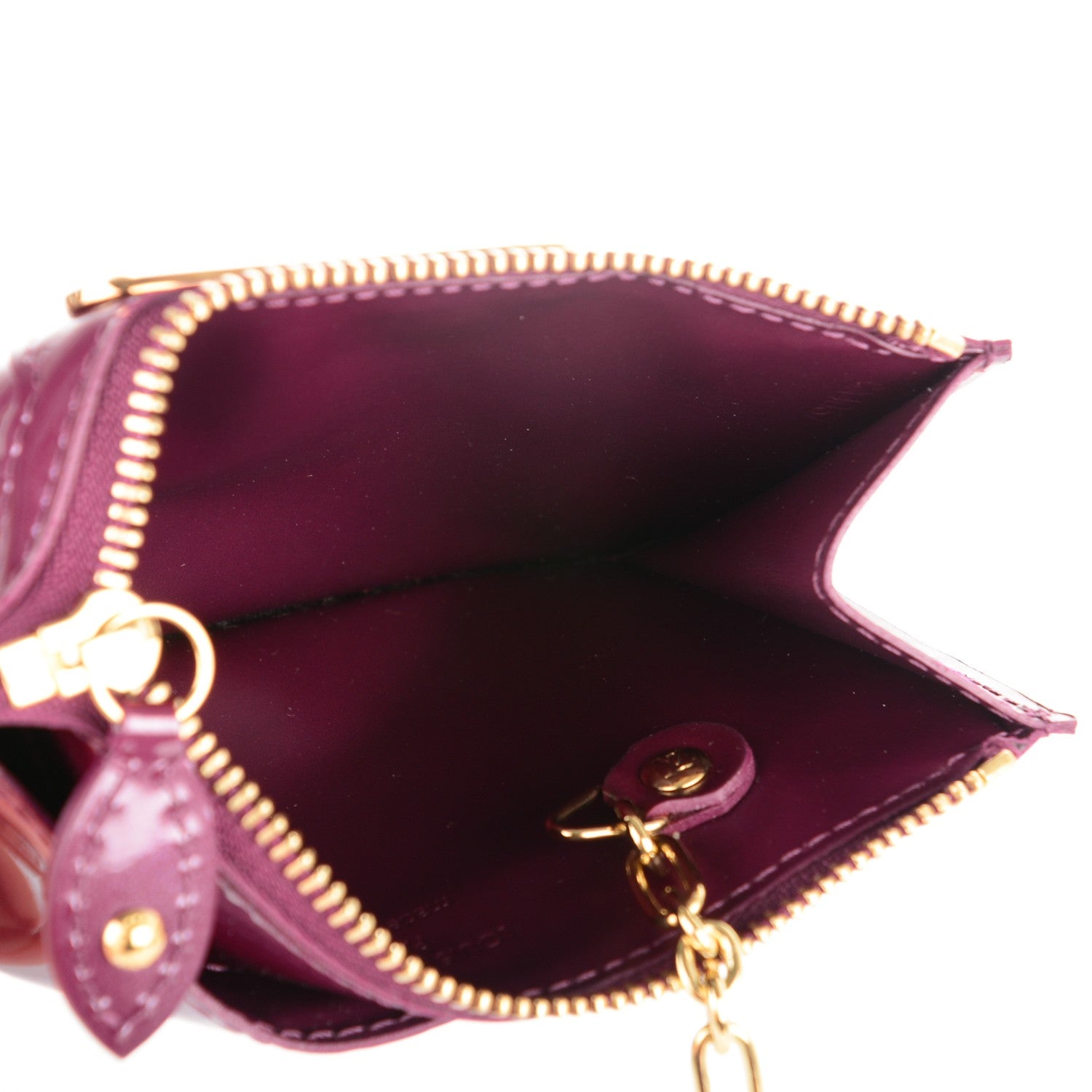 Louis Vuitton Vernis Key Pouch Violet 5 of 7