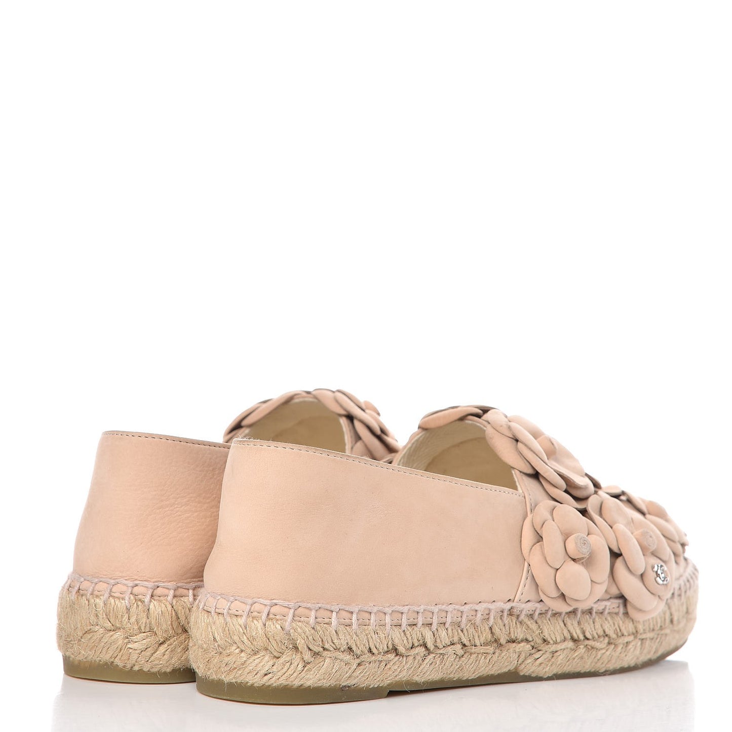 Suede Camellia CC Espadrilles 37 Pink