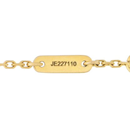 Van Cleef & Arpels 18K Yellow Gold Mother of Pearl Sweet Alhambra Butterfly Bracelet 4 of 4