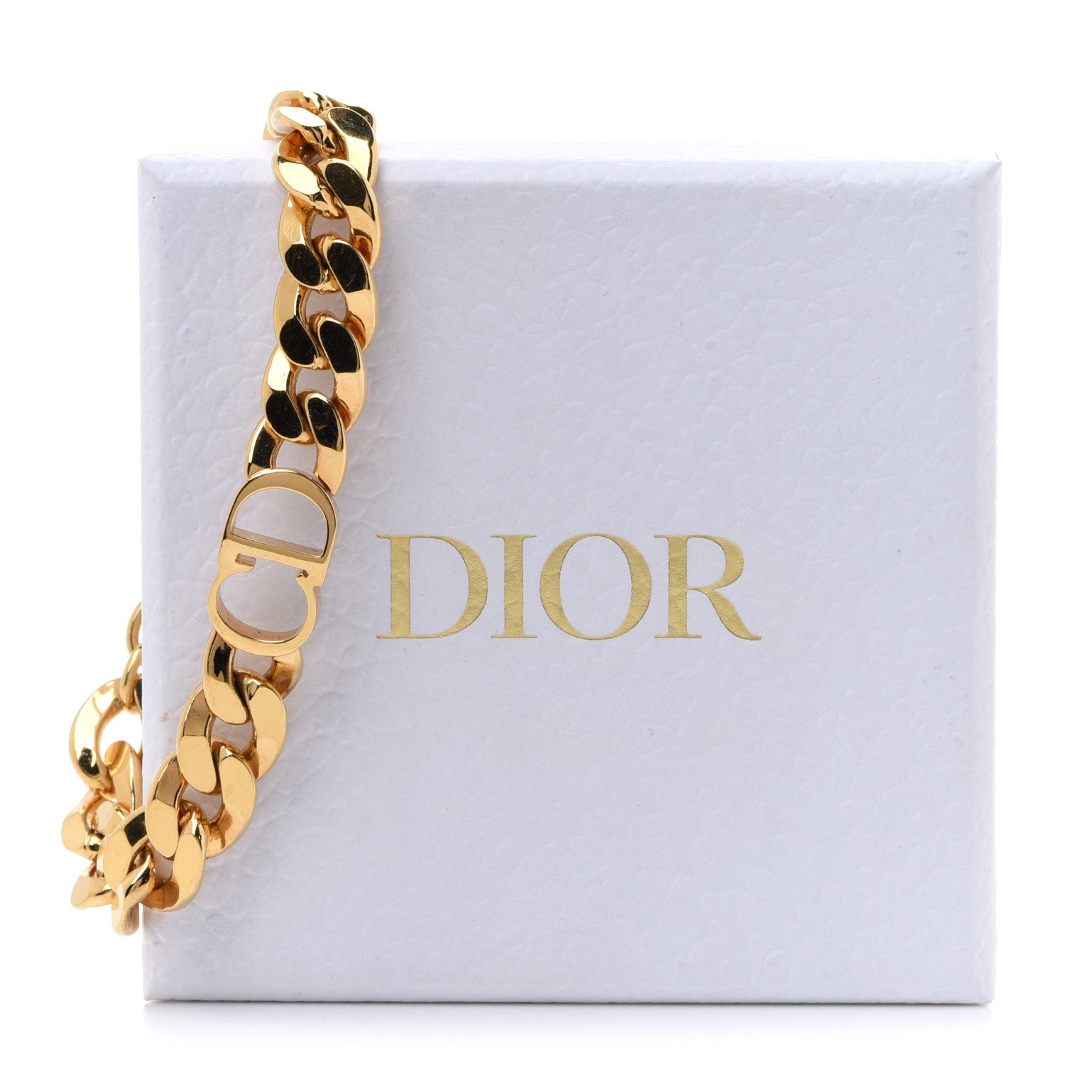 Christian Dior Metal Danseuse Etoile Chain Bracelet Gold 6 of 6