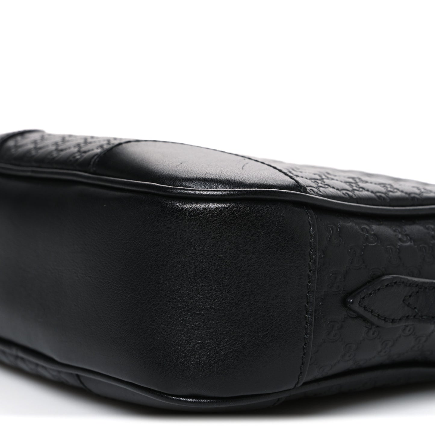 Microguccissima Mini Bree Messenger Bag Black