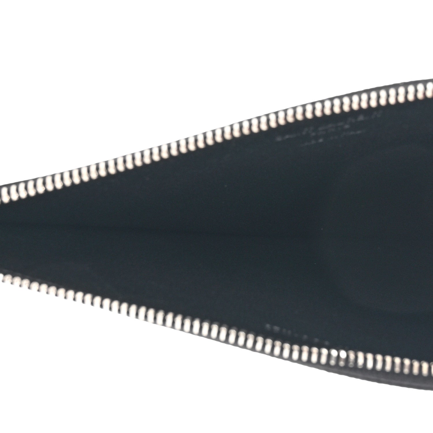 Saint Laurent Grained Calfskin Zip Pouch Tech Card Holder Black 5 of 8